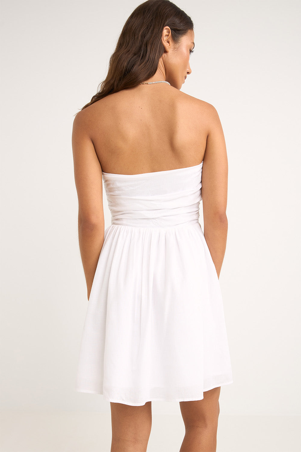 Rhythm - Mila Mini Dress - White - Back