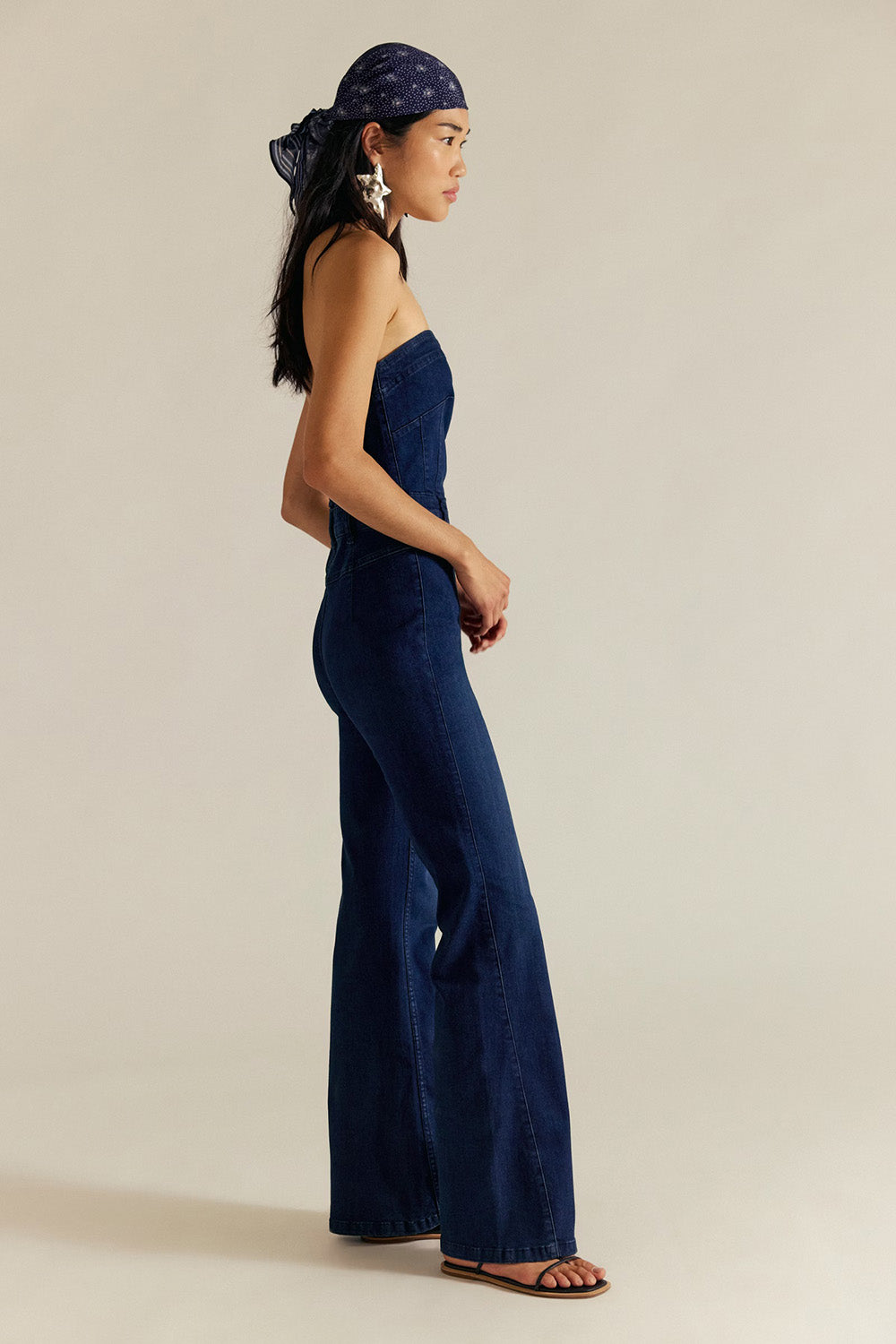 Free People - Beckett Jumpsuit - Midnight Mantra - Side