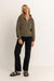 Rhythm - Cabelled Vintage 1/4 Zip Knit - Olive