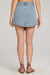 Saltwater Luxe - Elisia Mini Skirt - Stonewash Denim - Back