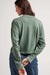 Richer Poorer - Relaxed Crop LS Tee - Sage Leaf - Back