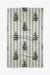 Geometry Fir Real Tea Towel — Flat-lay view, second angle