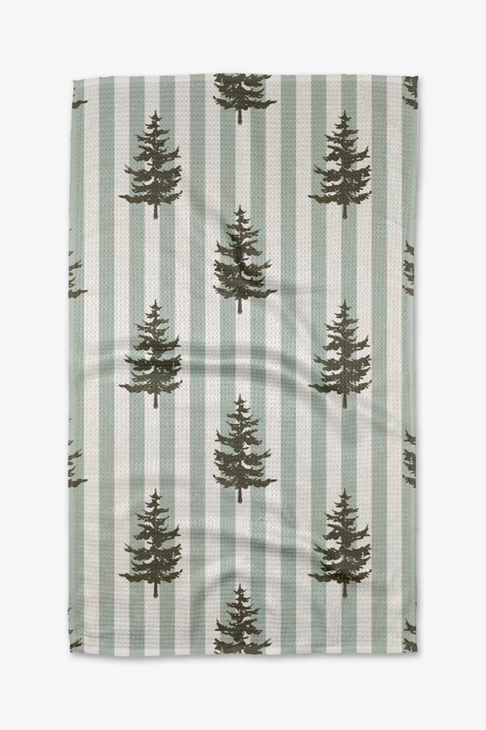 Geometry Fir Real Tea Towel — Flat-lay view, second angle