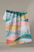 Geometry Sunrise Mountains Tea Towel — Styled view