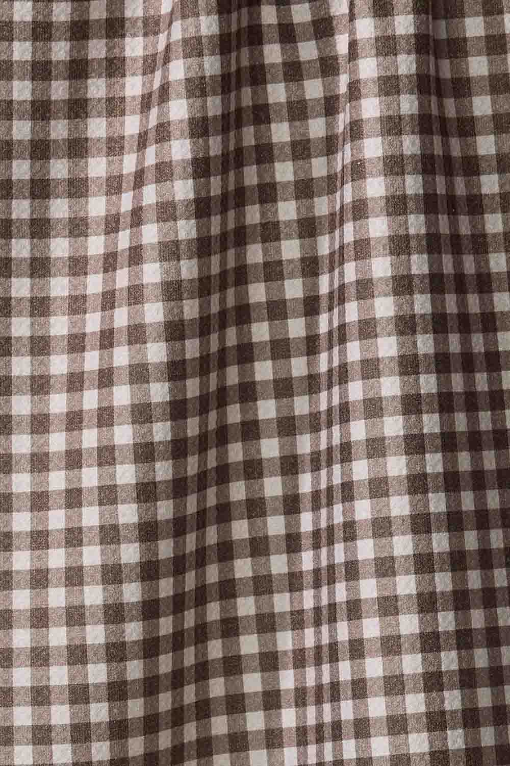 Geometry Whidbey Check Tea Towel — Detail view