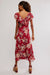 Free People - Forsythia Maxi - Richest Red Combo - Back