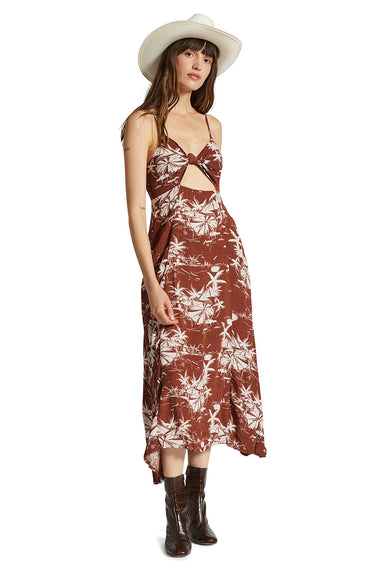 Brixton - Riviera Midi Dress - Sepia - Front