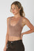 Niki Biki - Vintage Plunge V-Neck - Mocha - Front