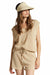 Brixton - Aruba Boxy V-Neck - Oat Milk - Front