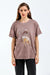Girl Dangerous Easy Cowboy Tee in Mauve — Front view