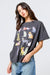 girl dangerous cats tee vintage black profile