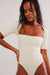 Free People - Everly Bodysuit - Tofu - Front