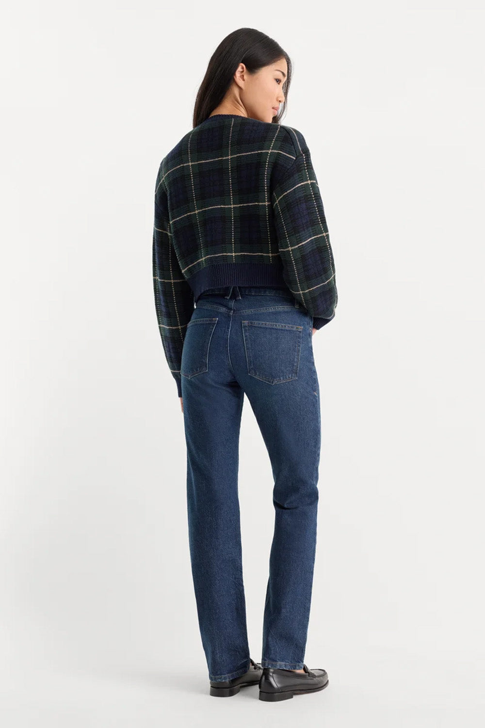 Good American Vintage Straight in Quirk — Back view