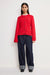 good american button front knit cardigan chili