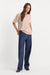 good american cotton stripe oversized tee hearth