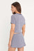 good american cropped ss cardigan navy gingham back