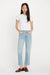 good american icon straight ankle indigo1137 front