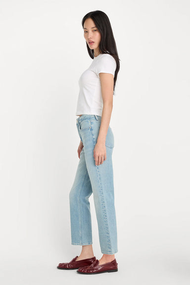 good american icon straight ankle indigo1137 side