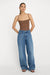 good american mesh bustier bodysuit saddlewood
