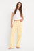good american poplin lace trim pant butterbeam stripe front