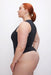 good american scuba deep v bodysuit black plus side