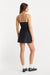 good american sculpting cami mini dress mini dot black back