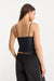 good american sculpting cami top mini dot black back