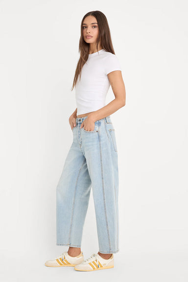 good american vintage barrel ankle indigo1351 side