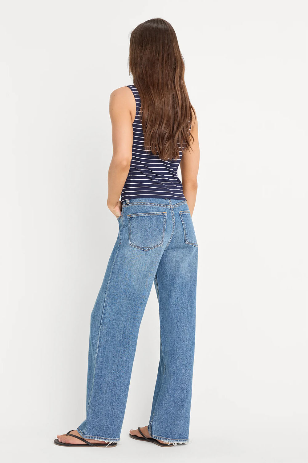good american vintage high wide indigo1237 back