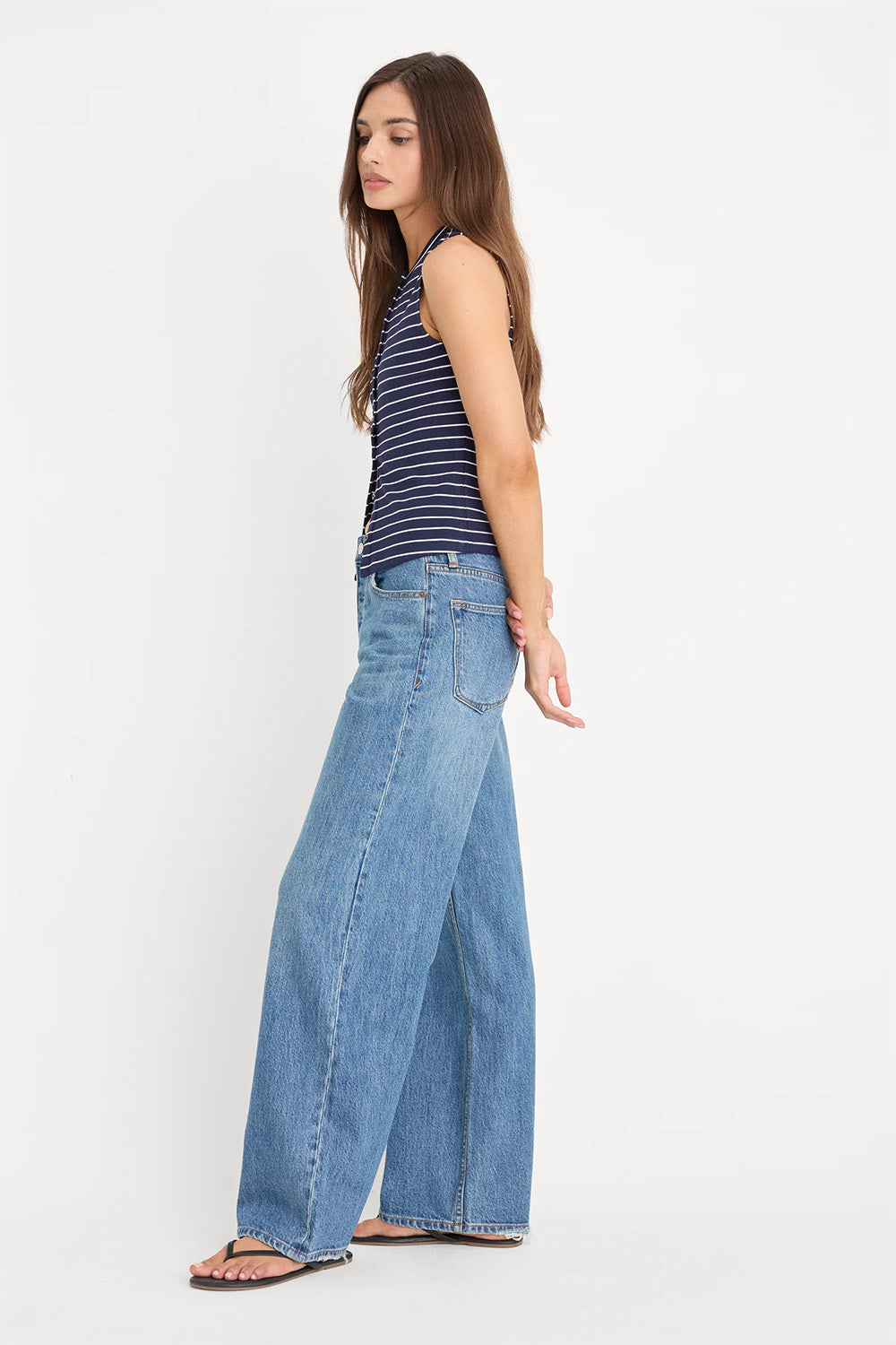 good american vintage high wide indigo1237 side