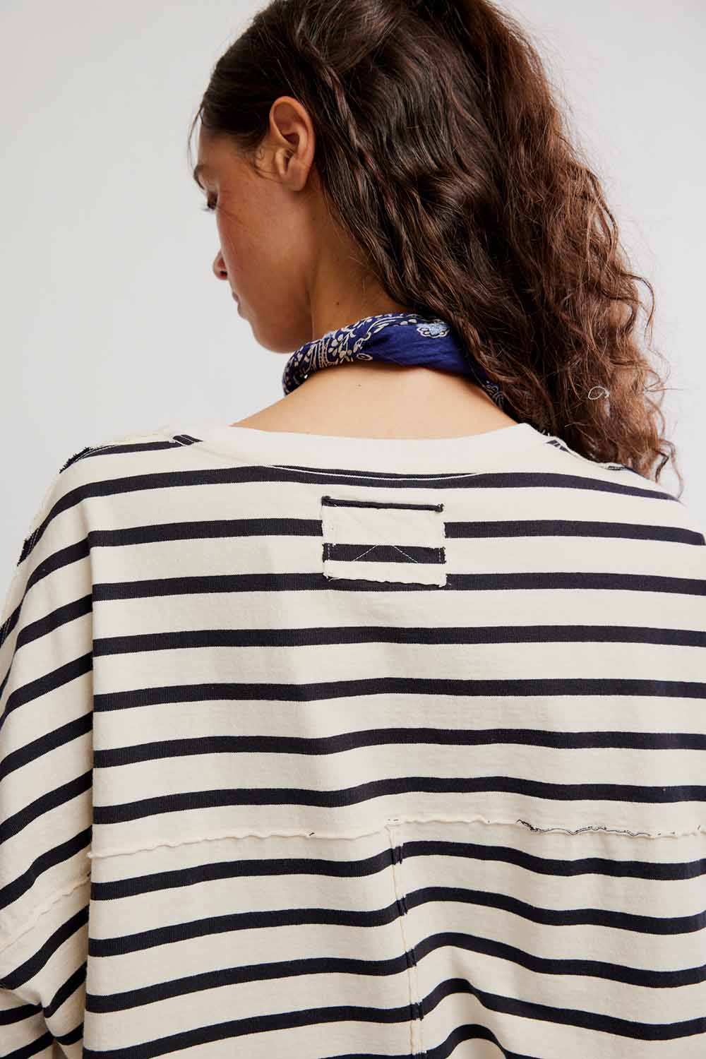 Free People - 2 Sense Long Sleeve - Ivory Combo - Detail