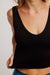 Free People - Solid Rib Brami - Black- Detail