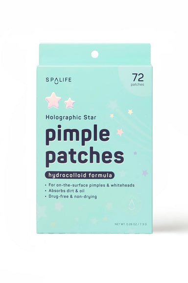 SpaLife - Holographic Star Pimple Patches - 72 count