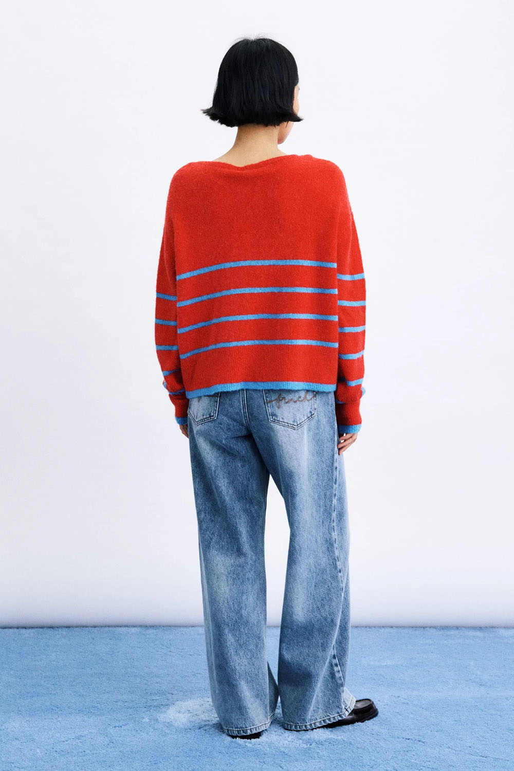 FRNCH - Iwaki Sweater - Rouge - Back