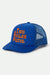 Brixton - Two Dollar Pistol Trucker Hat - Electric Blue - Front