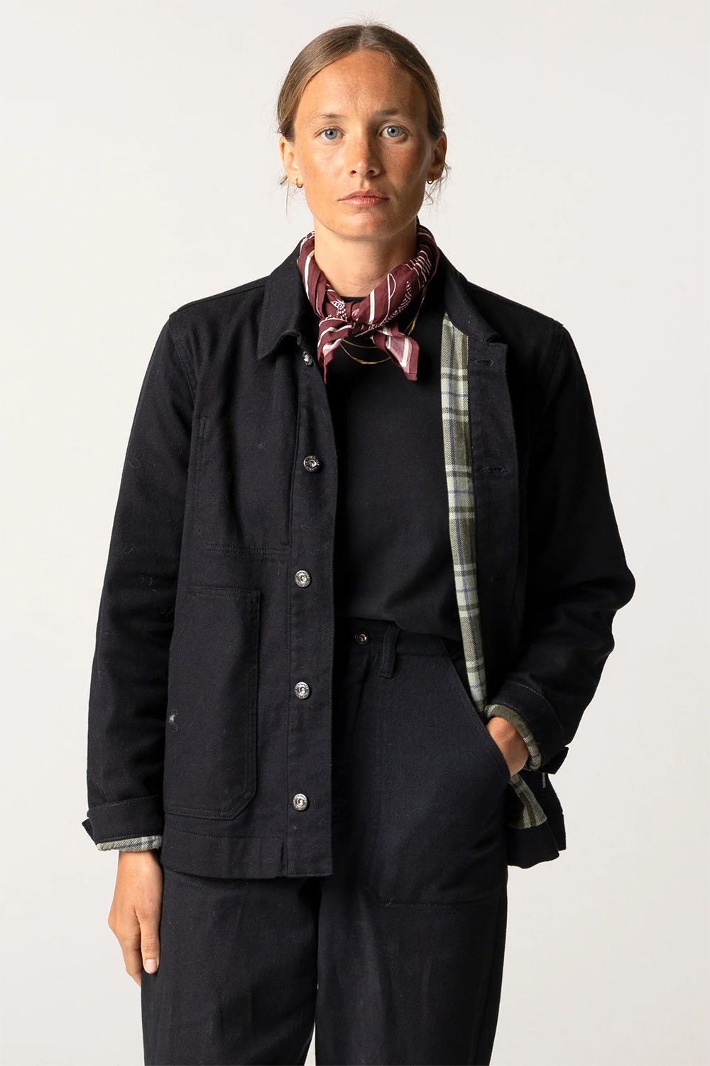 Finisterre - Yarrel Flannel Lined Jacket - Black