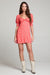 Saltwater Luxe - Lumi Mini Dress - Crimson - Front