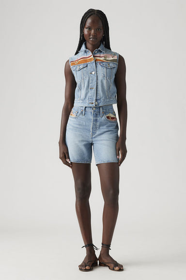 Levis - 501 Mid Thigh Short - Desert Utopia - Front