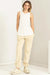 Double Zero - Sleeveless Tank Top - Off White
