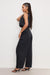Good American - Twill Parachute Pants - Black - Side