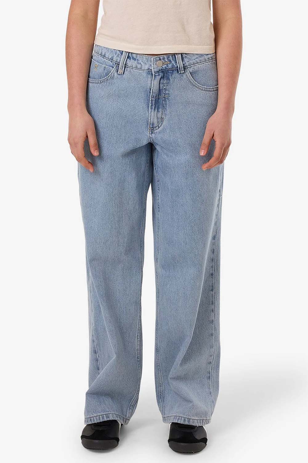 Thrills - Billow Low Baggie Jean - Ageless Blue - Front