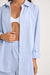 Rhythm - Zephyr Stripe Shirt - Blue - Detail