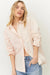 Marine Layer - Cali Poplin Shirt - Rosewater Stripe - Front
