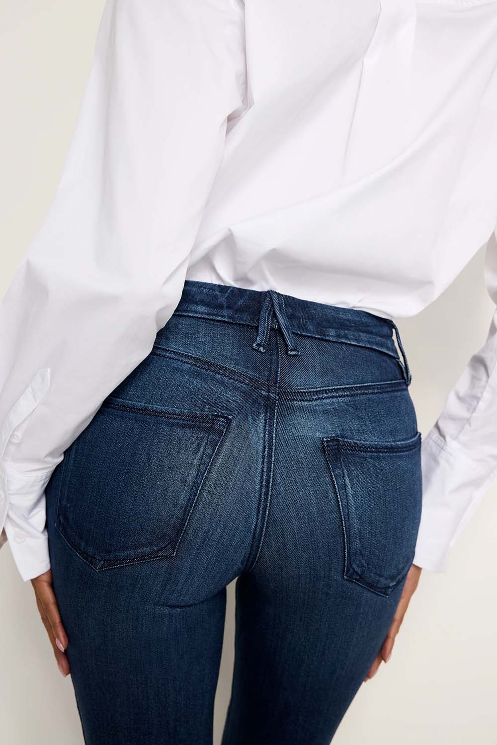 Good American - Good Classic Boot - Indigo - Back Detail