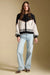 Saltwater Luxe Azure Zip Up Hoodie in Natural — Full-body view