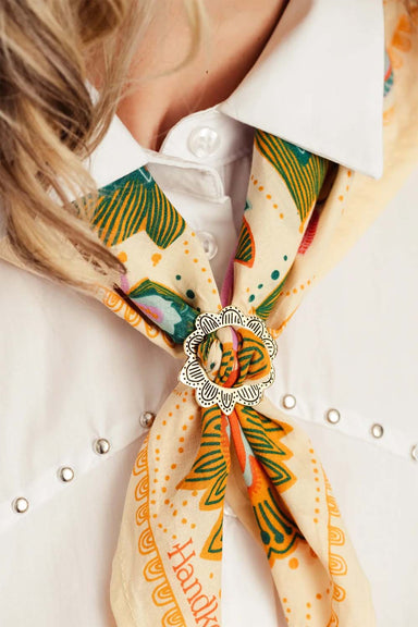 handker bandana monica brass bandana slide ring model