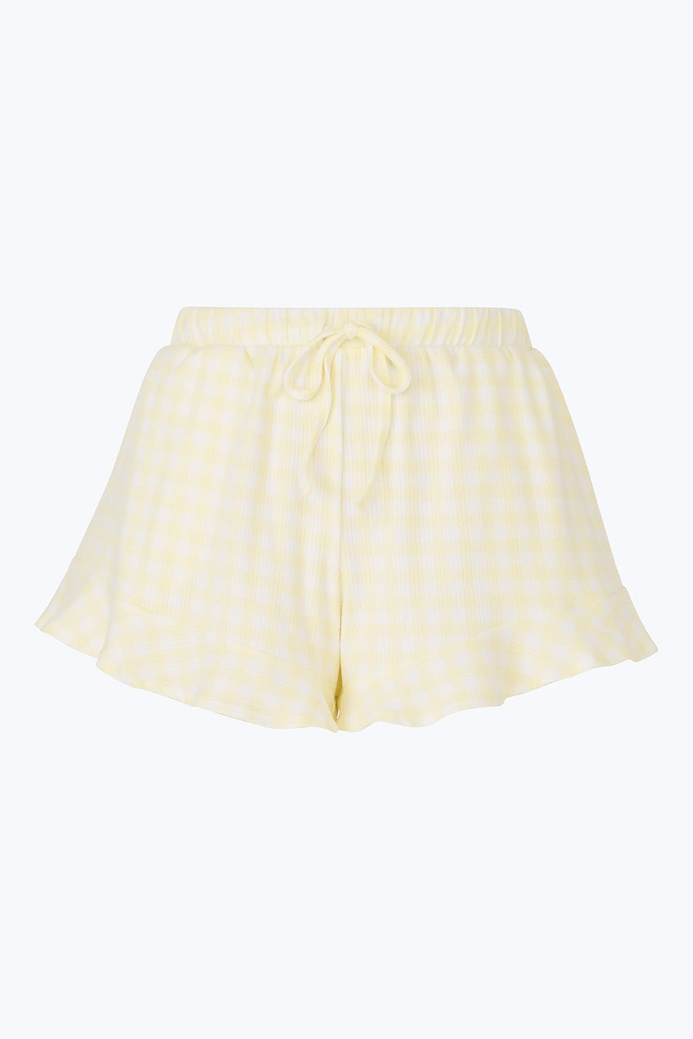 Happy Camp3r - Gingham Hazel Shorts - Buttercream