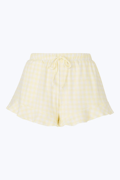 Happy Camp3r - Gingham Hazel Shorts - Buttercream