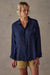 McTavish - Aloe Vera Long Sleeve Shirt - Dark Blue