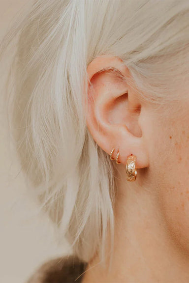 hello adorn baby floral hoops model